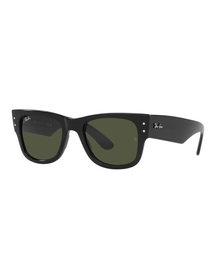 MEGA WAYFARER Sunglasses In Black