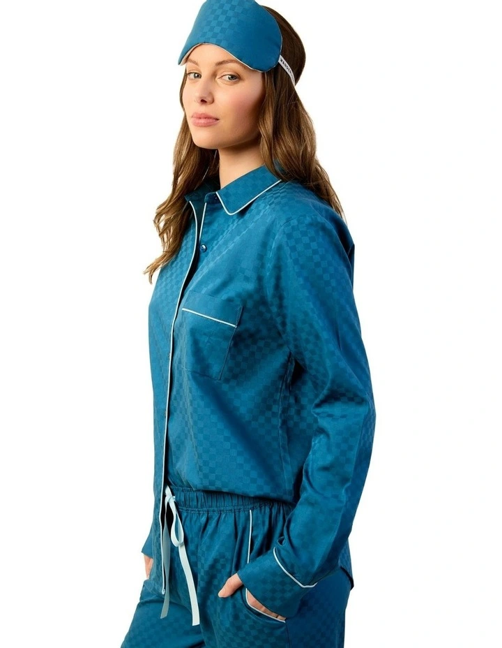 Azure Pyjama Set in Teal