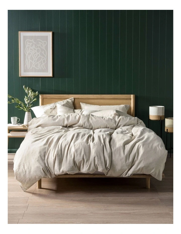 Nimes Quilt Cover Set In Natural