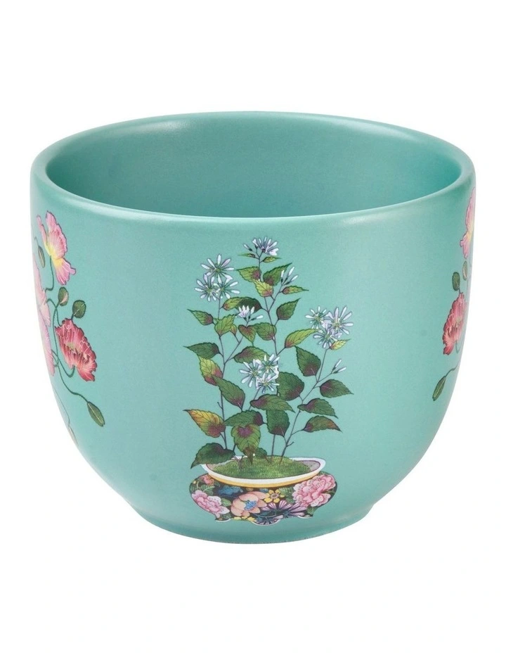 Gabby Malpas Jardin Poppy Planter 12.5x10.5cm in Blue