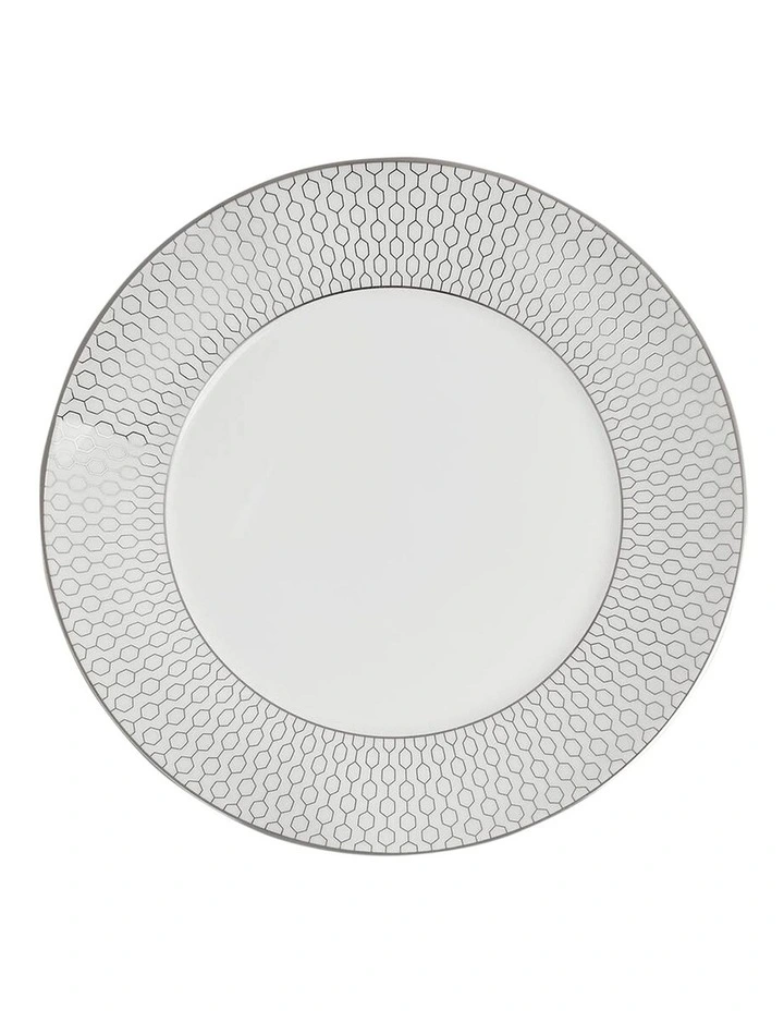 Gio Platinum Plate 17cm in White