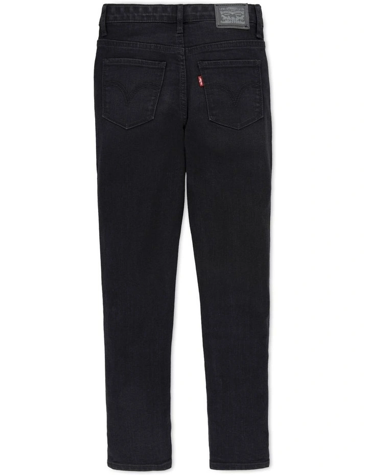 Girls 720 High Rise Super Skinny Jeans in Black