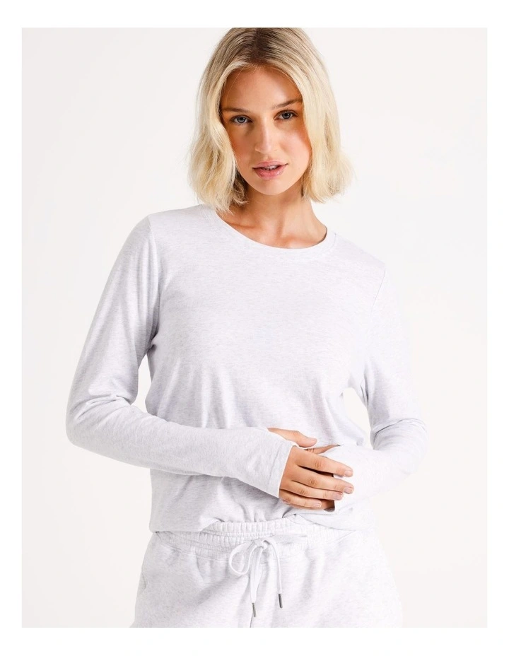 Long Sleeve Tee in Grey