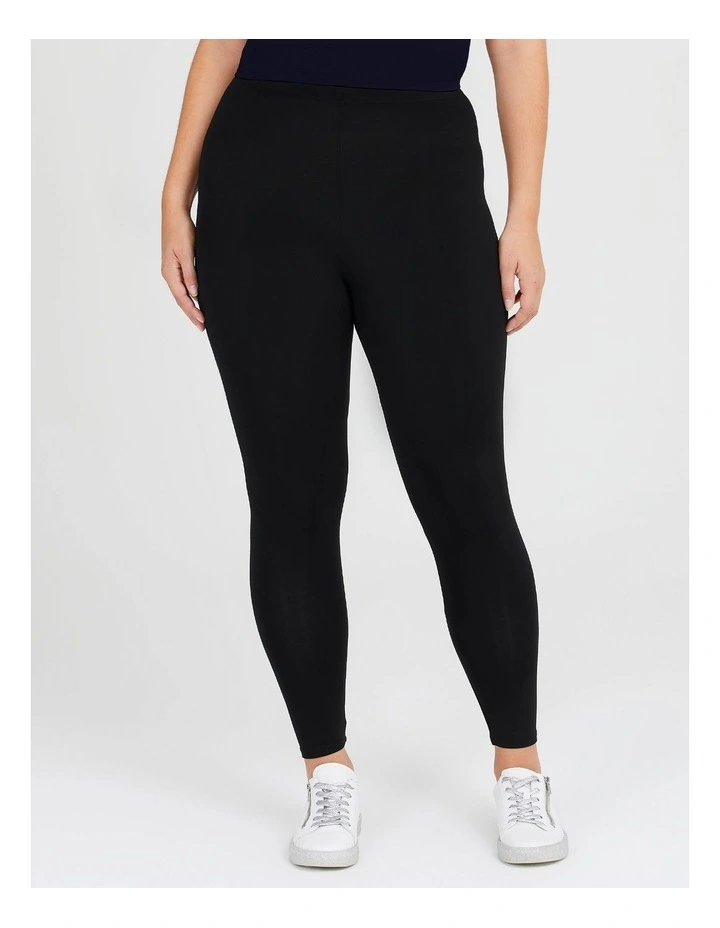 Tall Bamboo Full Length Legging in Black