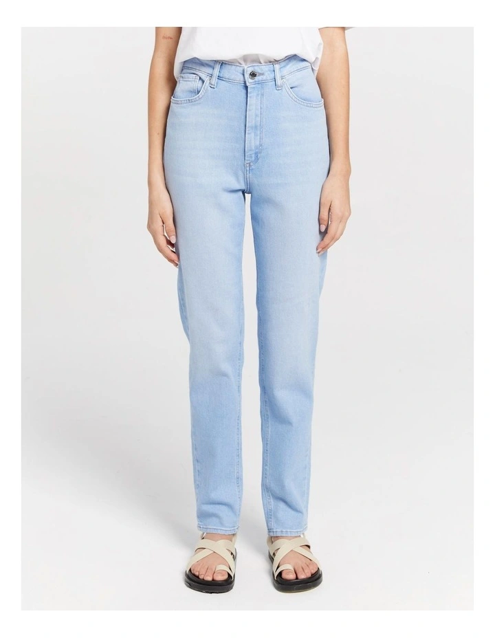 Veneda Life Denim Mum Jeans in Baby Blue