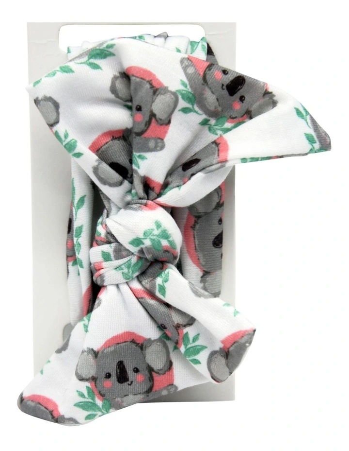 Koala Print Hairwrap in Multi