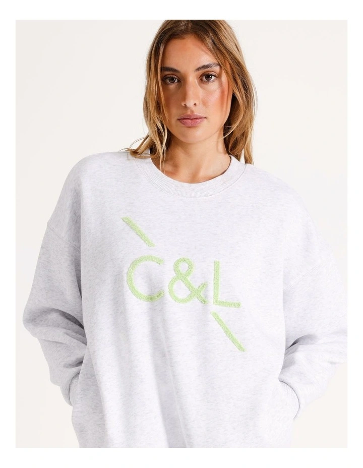 Core Logo Sweater in Grey Marle