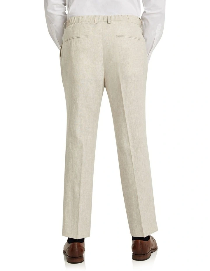 Hemsworth Linen Slim Pant in Natural