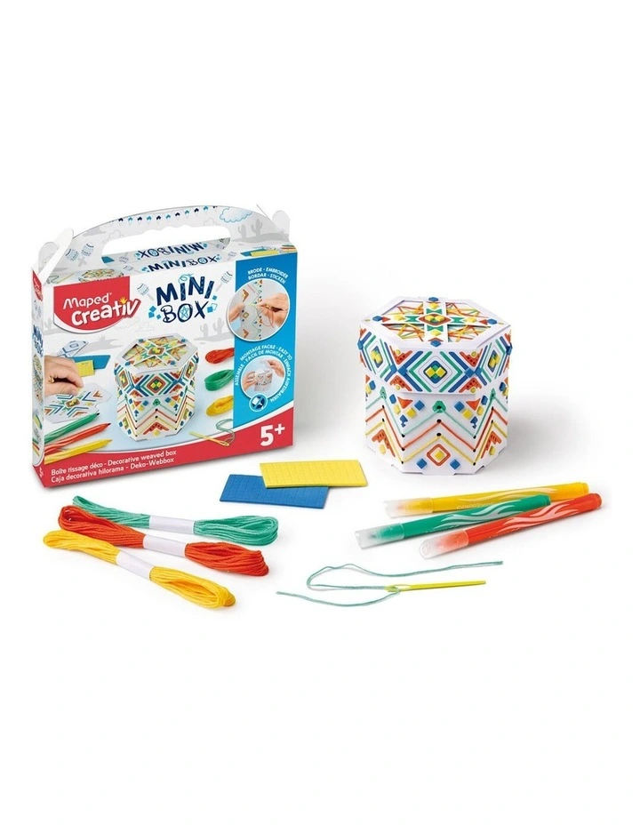 Mini Box Decorative Weaved Box Kids Activity 5y