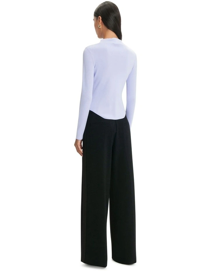 Corset Hem Knit in Lilac