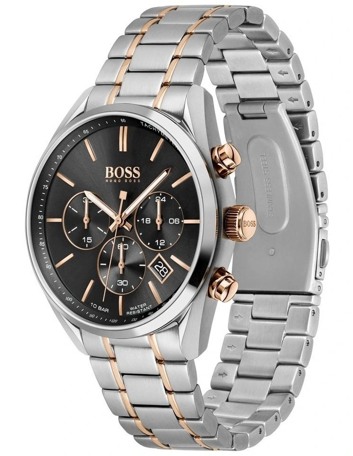 Champion 44mm Two Tone Stainless Steel Chrono Watch 1513819