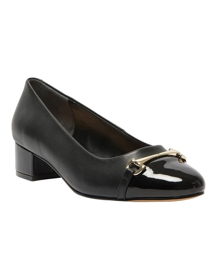 Rita Heeled Shoes in Black Patent
