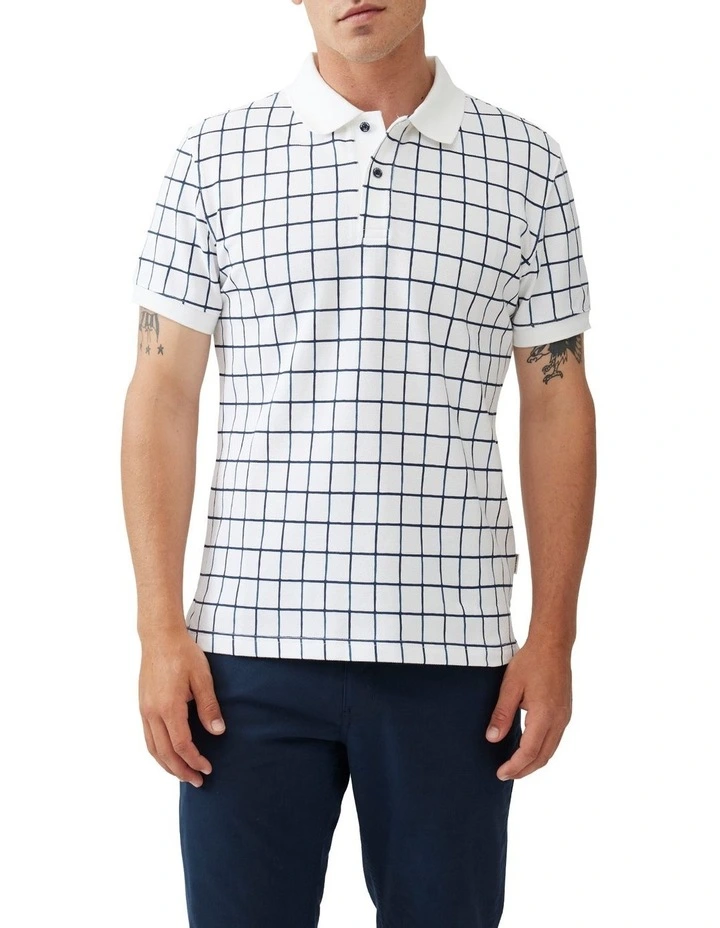 Stirling Point Polo Shirt in Glacier