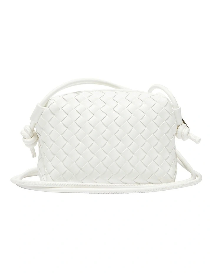Sass Bag in White Weave