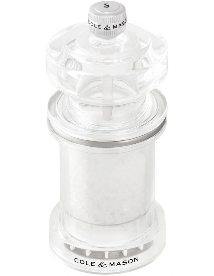 675 Acrylic Salt Mill 118mm in Clear