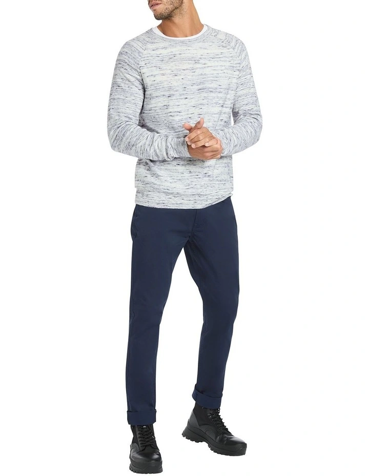 Marlo Crew Neck Knit in White