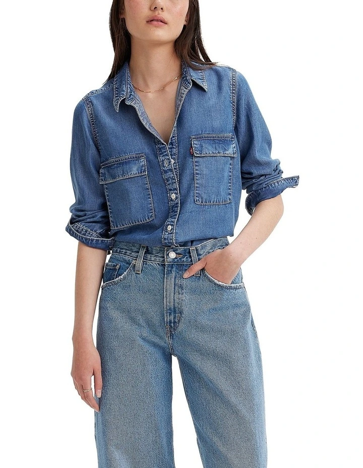 Doreen Utility Shirt in Patches