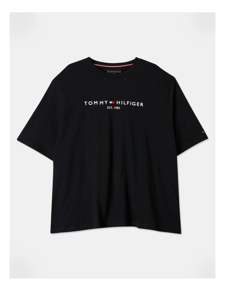 Plus Logo Slim Fit Jersey T-shirt in Desert Sky
