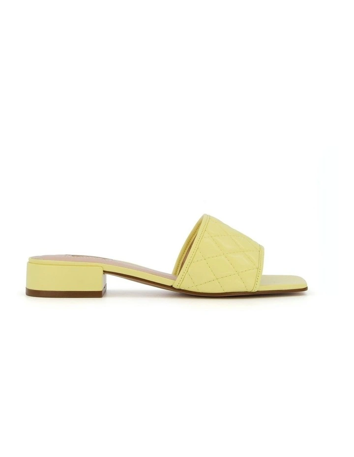 Linear Di Sandals in Lemon