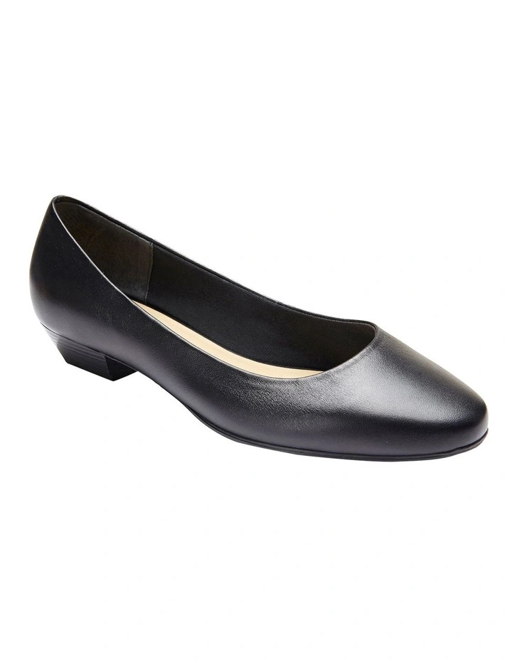 Regal Black Glove Heeled Shoes