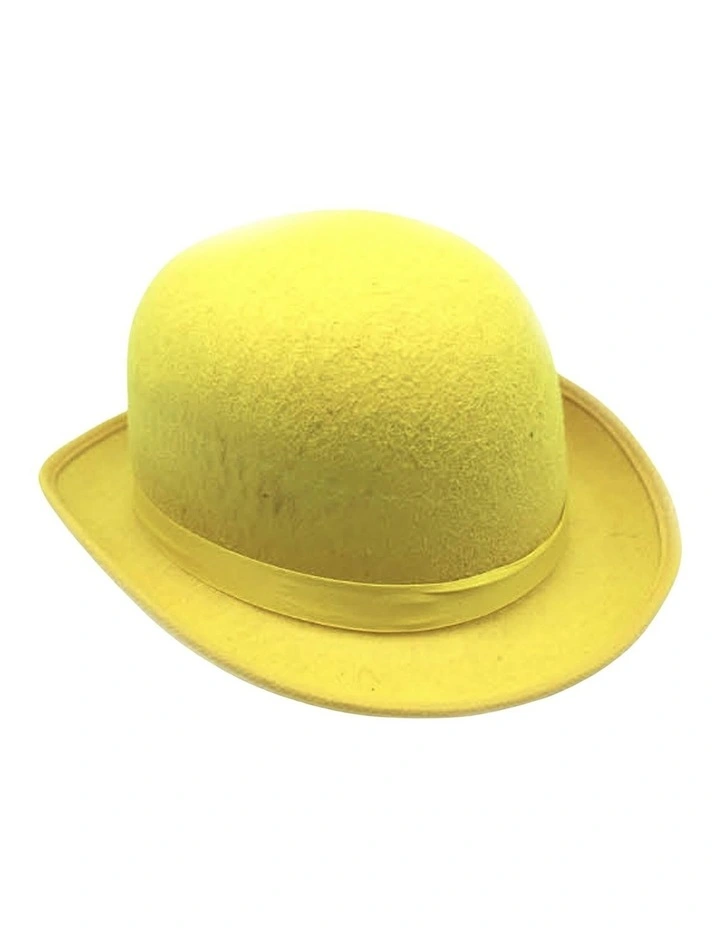 Bowler Hat in Yellow