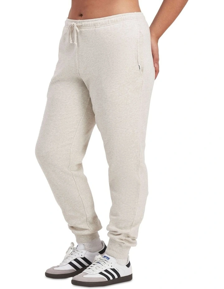 Cotton Sweats Fleece Skinny Trackie in Polar Marle