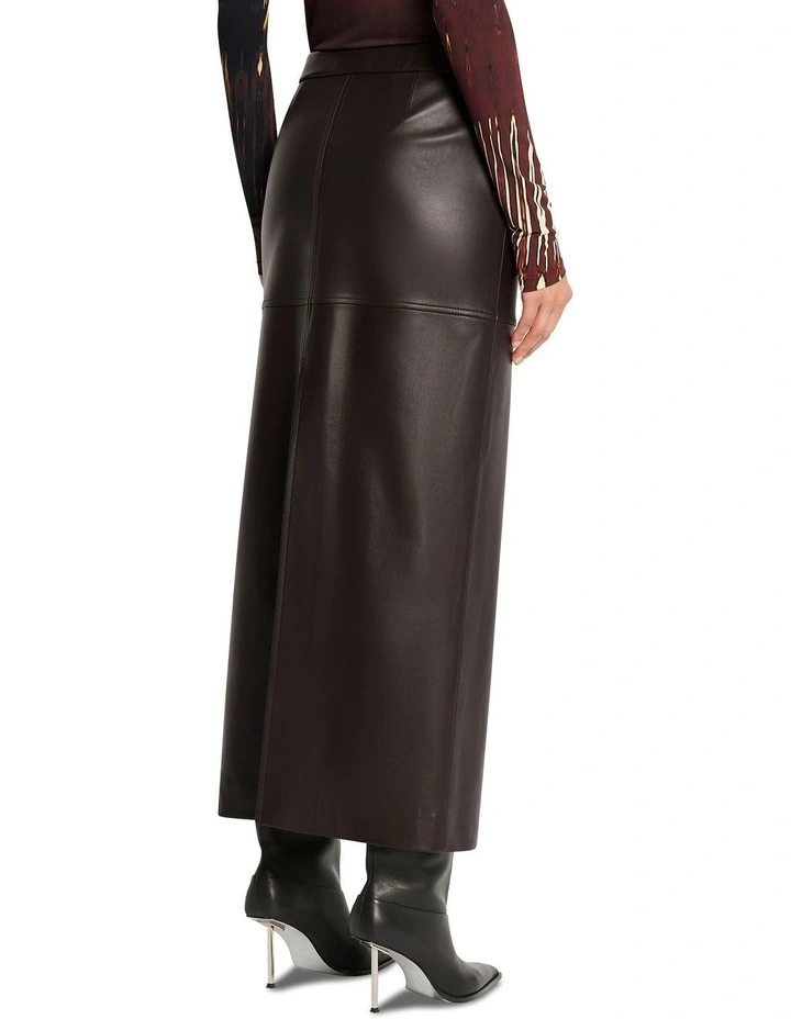 Oblivion Maxi Skirt in Chocolate