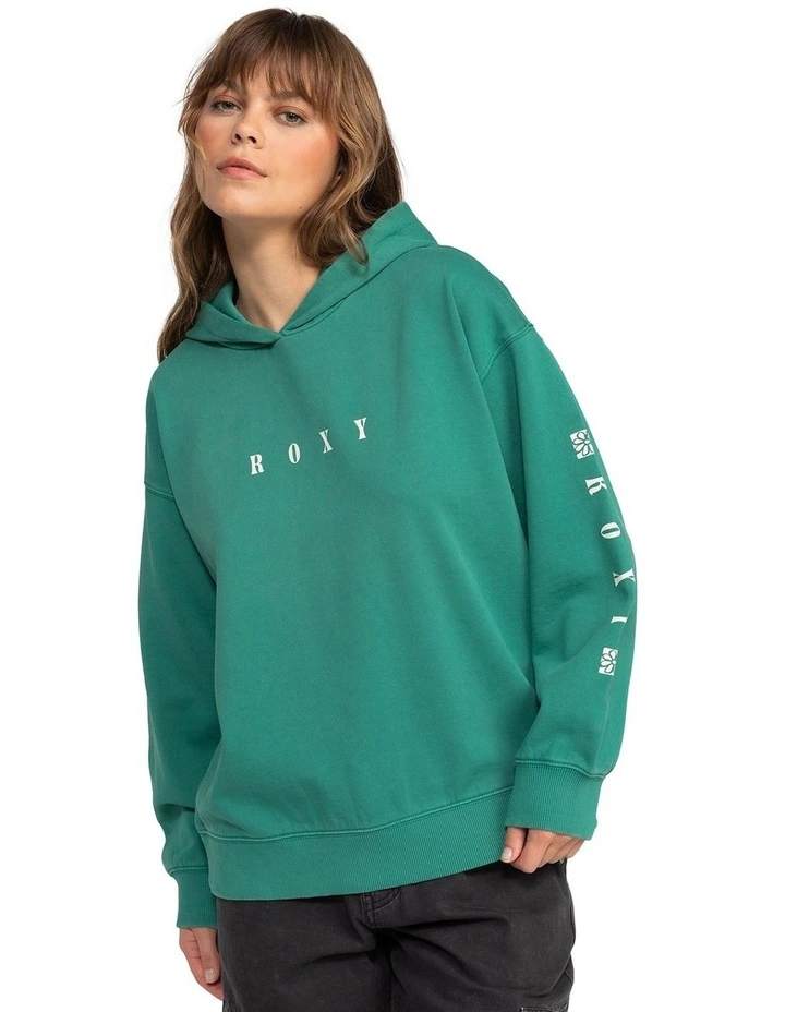 Into The Light Pullover Hoodie in Galapagos Green