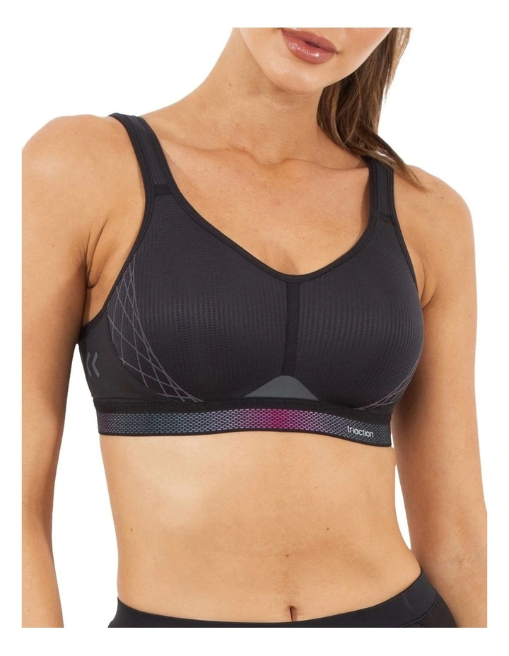 Triaction Cardio Cloud Bra In Black