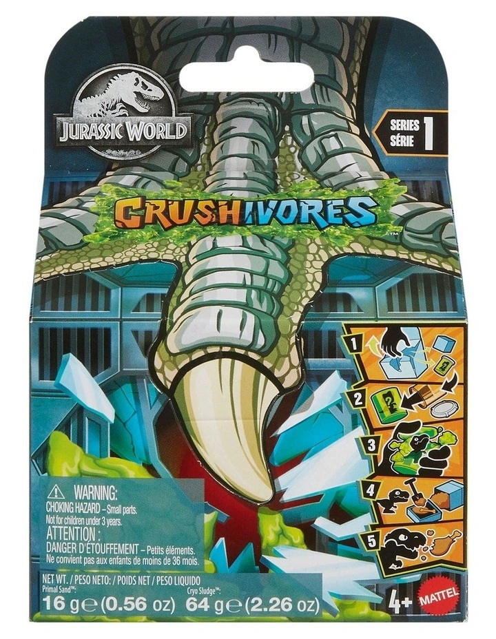 Crushivores Unboxing Mini Dinosaur Figure Assortment
