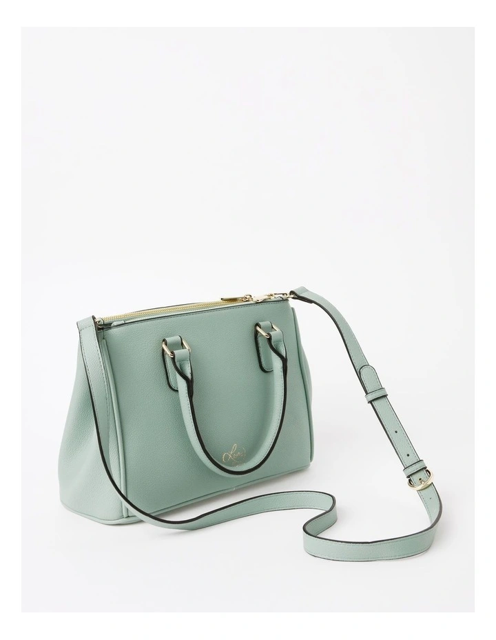 L'Amour Satchel Bag in Mint/Seafoam