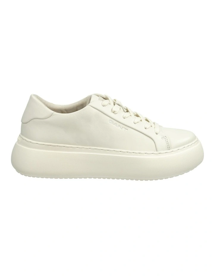 Jennise Leather Sneaker in White
