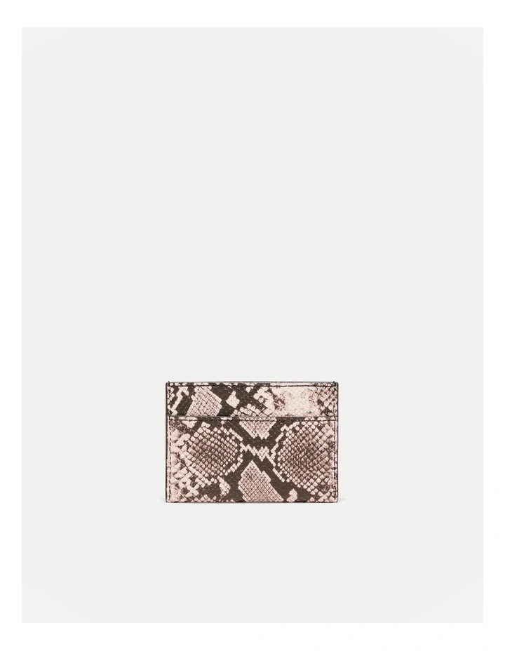Drift Card Holder in Blush Snake