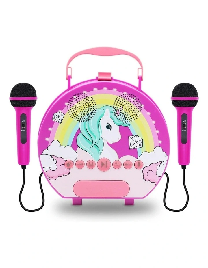 Portable Karaoke with Two Microphones