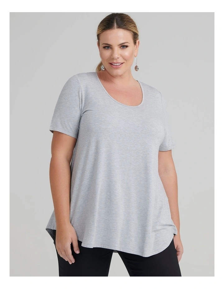 Bamboo Base Short Sleeve Top