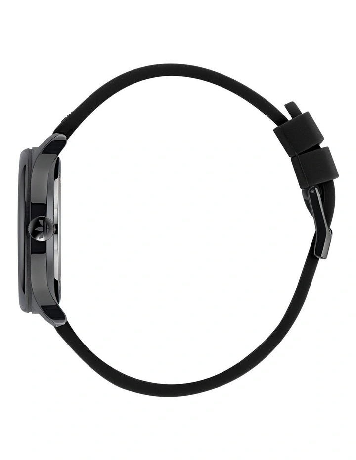 Code One Ceramic Silicone Watch in Black