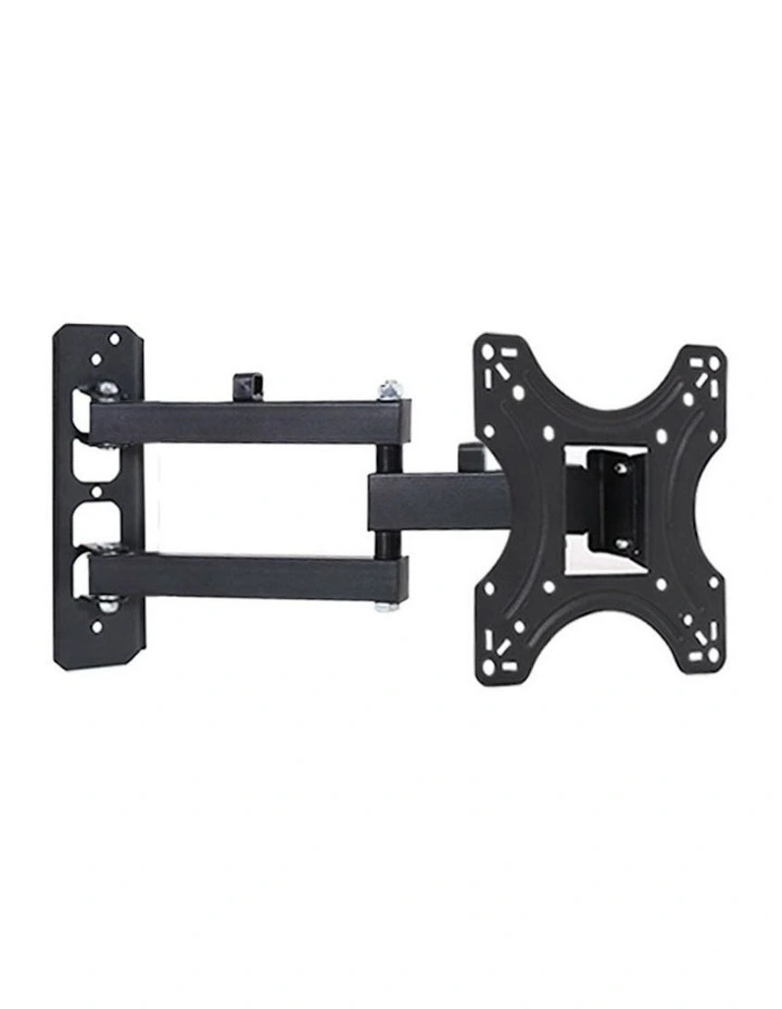 TV Wall Mount Bracket Tilt Swivel Full Motion 32 37 42inch in Black