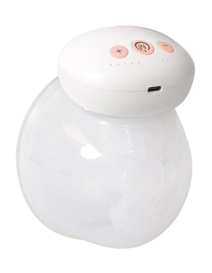 Portable Electric Breast Pump in White