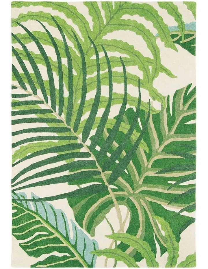 Manila Rug 46407 in Green