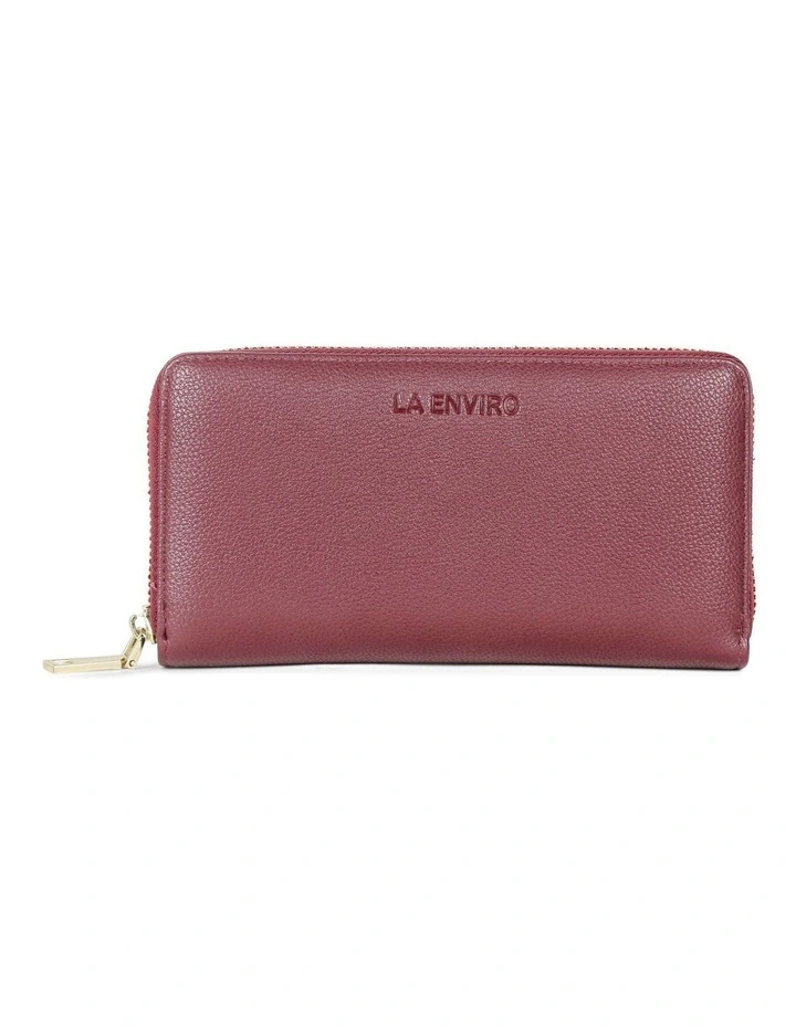 Eva Vegan Wallet in Wine