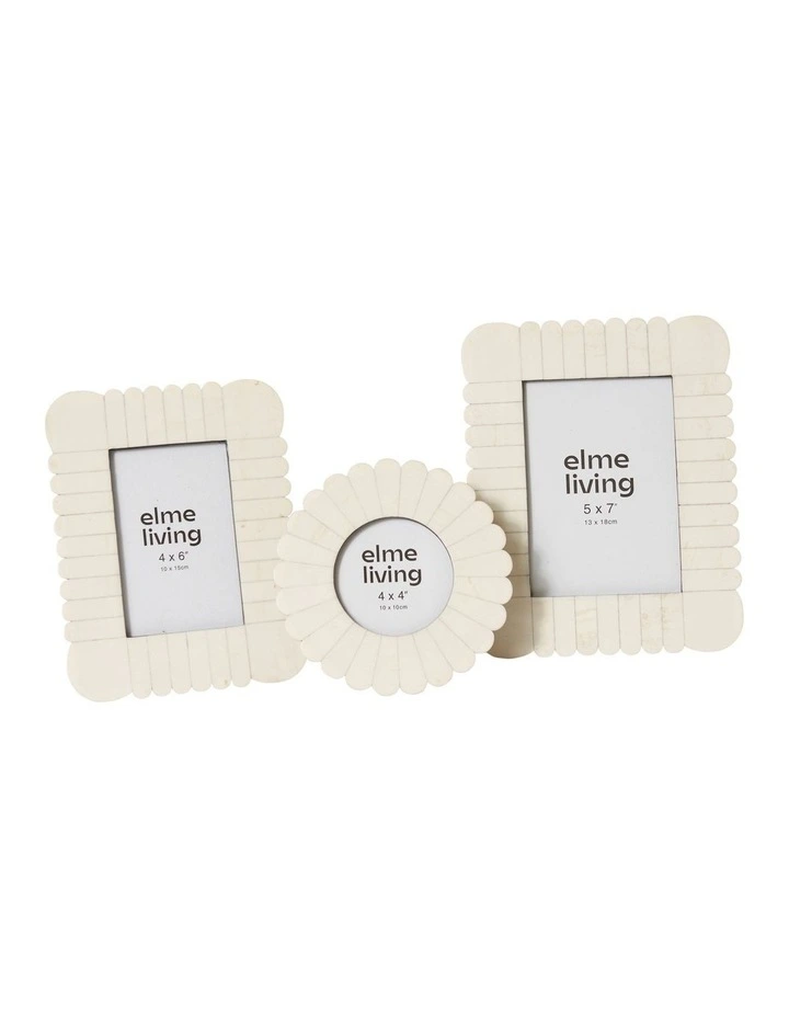 Senan 5x7 Photo Frame in Cream