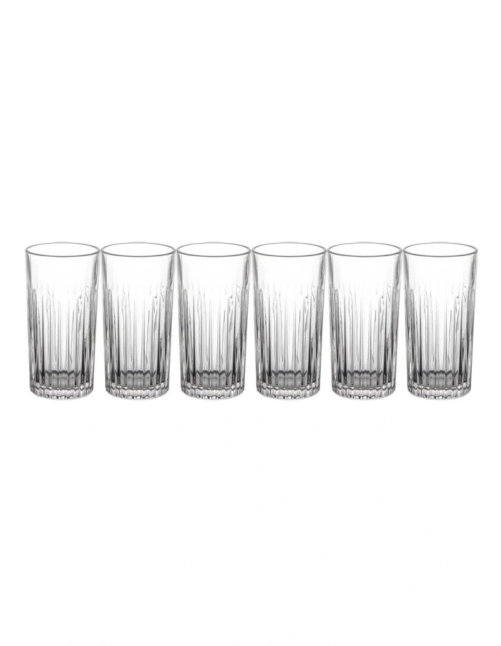 Empire Highball Gift Boxed Set of 6 360mlin Clear