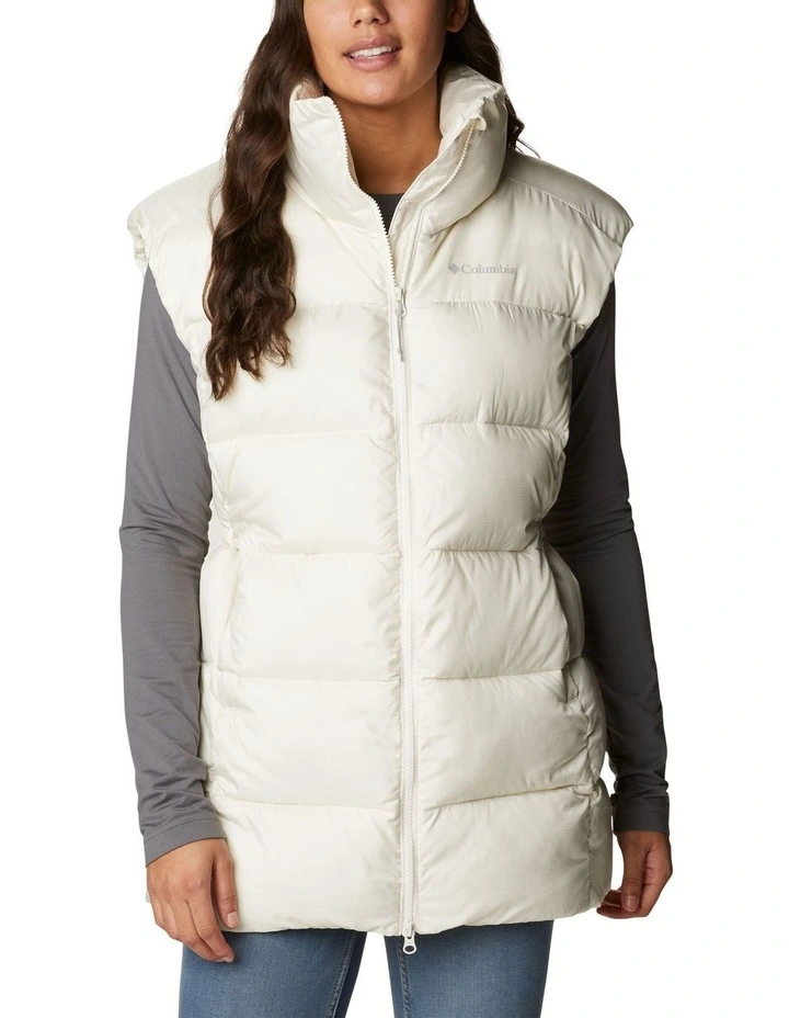 Puffect Mid Insulated Vest in Chalk