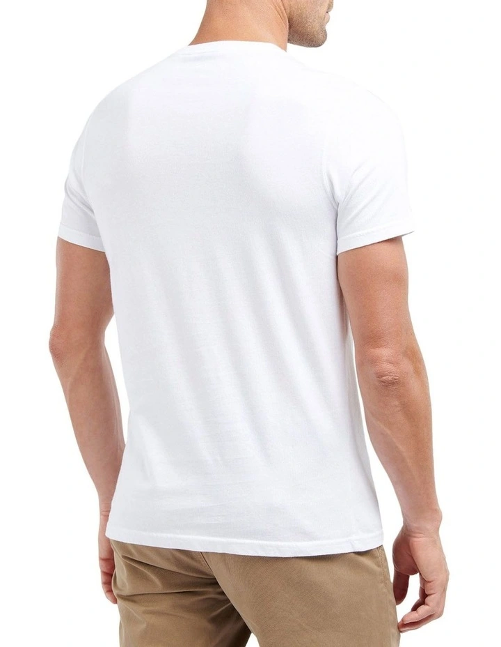 Essential Ridge Logo Tee White