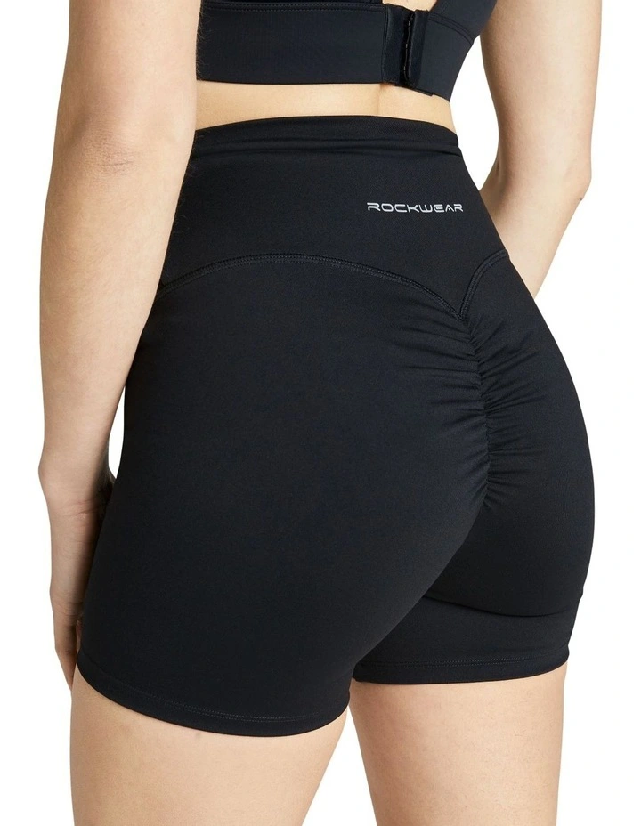 Scrunch Bum Bike Shorts in Black