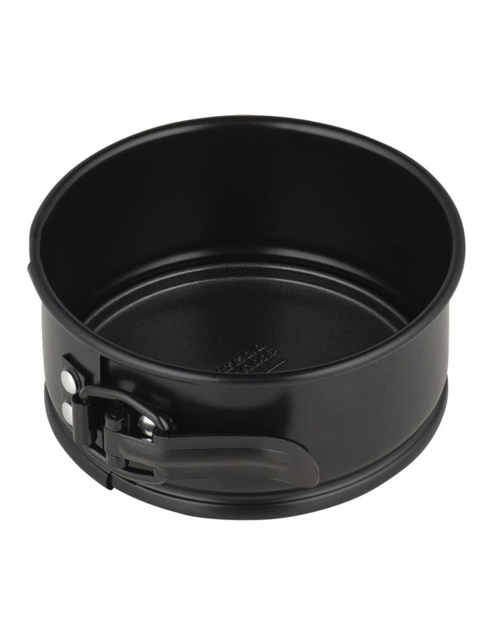 BakerMaker Non-Stick Springform Round Cake Pan 10.5cm in Black