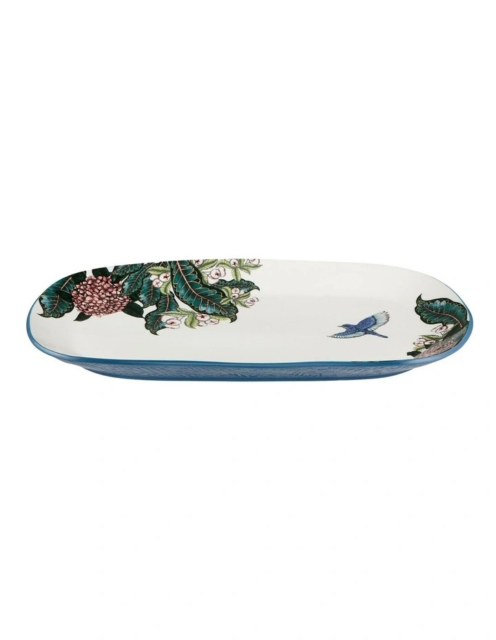 The Blck Pen Reminisce Oblong Platter 40x24cm Gift Boxed in Multi