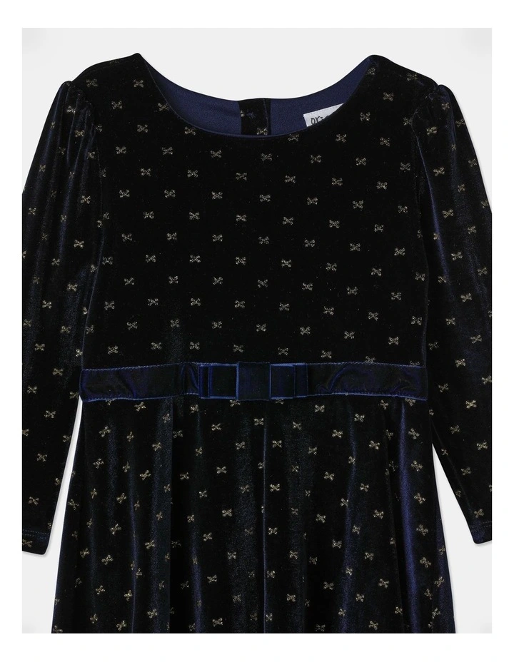 Ariana Skater Dress In Navy Junior