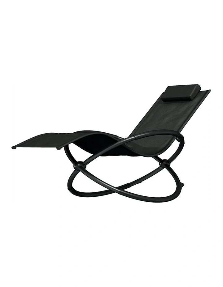 Zero Gravity Rocking Chair in Black