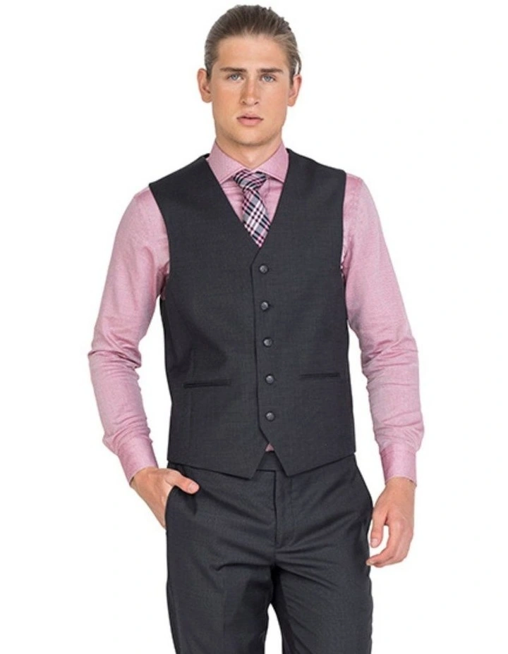 Lounge Vest in Charcoal